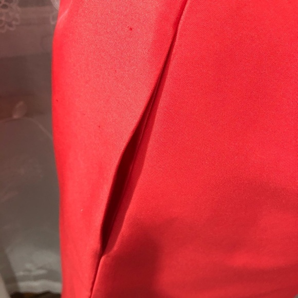 Kate Spade Red Dress Size 4 Beaded Neckline - Picture 4 of 16